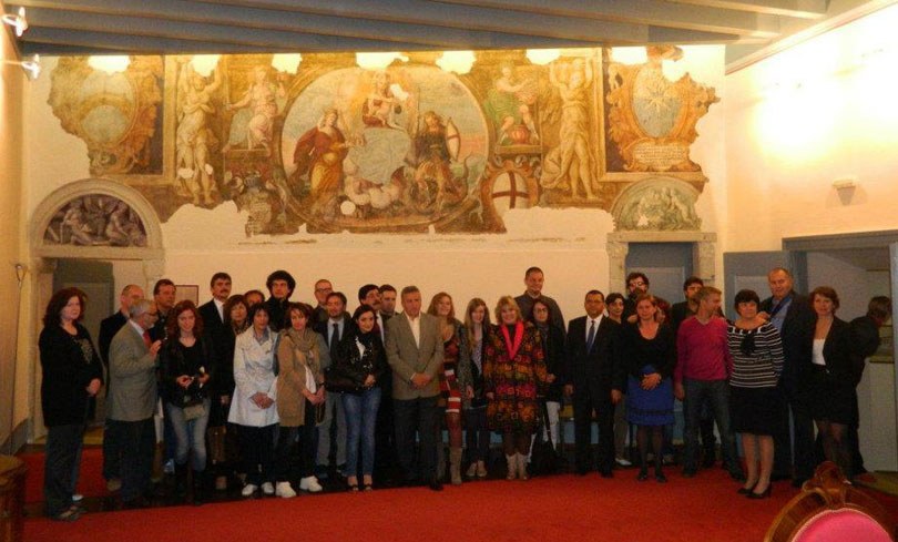 11th annual meeting of SSSL 2012 group photo in the Municipality of Rovinj