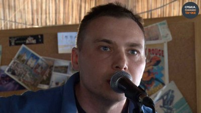 Djordje Ilic, singer/songwriter, winner of 3rd price for music on artistic contest Planet ART